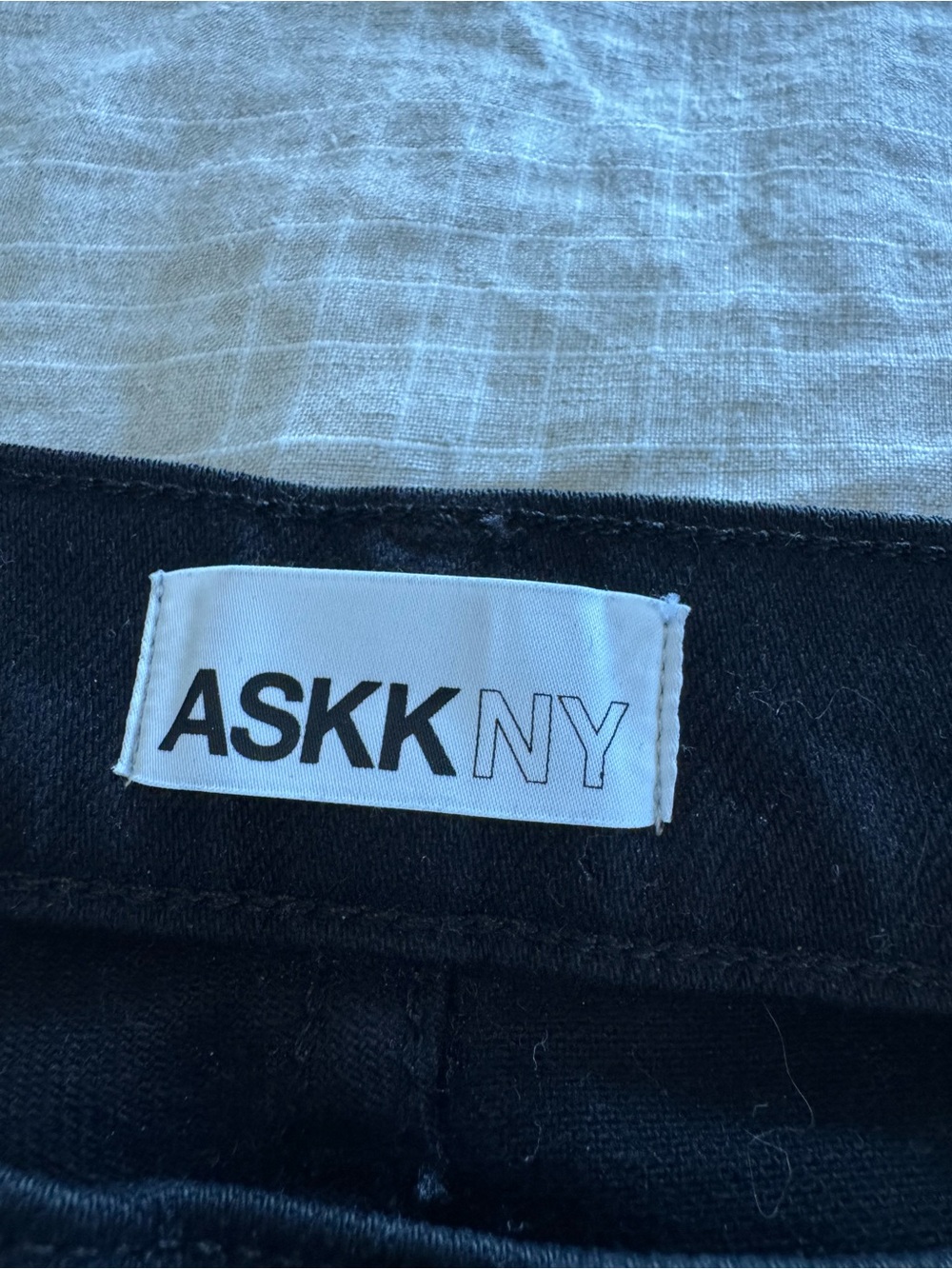 ASKK NY Crop Wide Leg Jeans Black - Picture 7 of 13